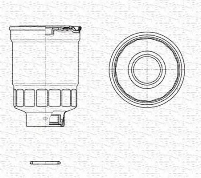 MAGNETI MARELLI 213908526000 -  Топливный фильтр